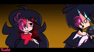 FNF-mod corruption pico vs evil boyfriend-animacion VD シ︎
