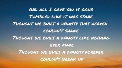 MIIA - Dynasty (Lyrics)