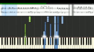 Lana Del Rey - National anthem [Piano Tutorial] Synthesia