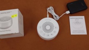 Колонка, белый шум, Easy Sleep, EWN I2, White, Noise Machine