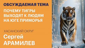 Эксперт объяснил, почему тигры выходят к людям на юге Приморья / Обсуждаемая тема