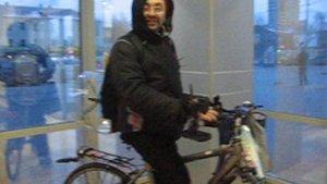 Электрический велосипед с винтом