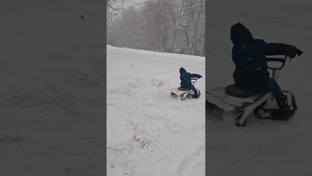 Затестили новую модель электроснегоката Скоро снимем большой обзор