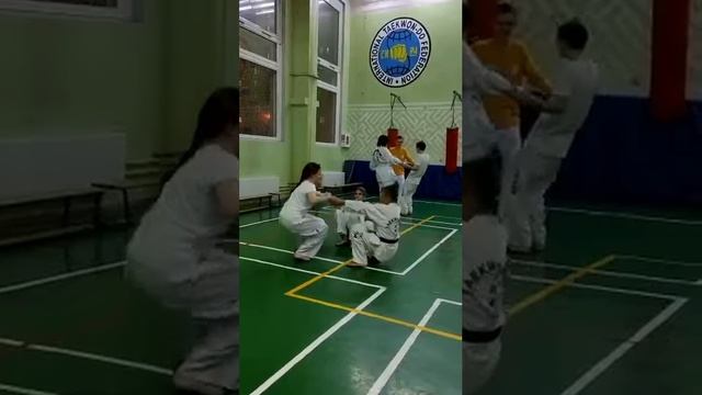 Инклюзивная тренировка по тхэквондо