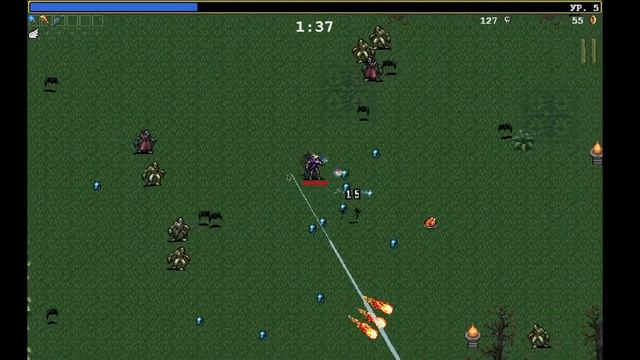 Первый взгляд Vampire Survivors [СТРИМ, Геймплей, Обзор во время игры, прохождения] смотреть онлайн