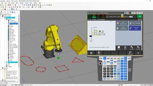 IF THEN ELSE AND SELECT STATEMENTS IN FANUCS ROBOGUIDE SOFTWARE