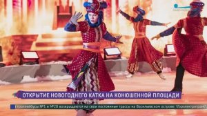 Открытие новогоднего катка на Конюшенной плошади