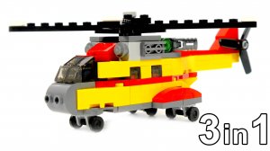 Собираем вертолет, самолет и корабль из лего  - конструктор Lego Creator 31029