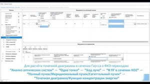 ПО «Оптика». Анализ объектива