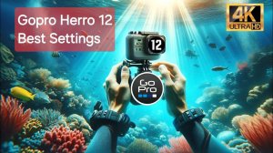 GoPro Hero 12 Blak Underwater Settings #gopro12 #underwater #settings #4k