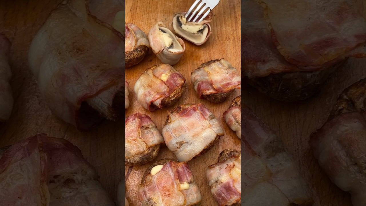 Вкусная закуска из шампиньонов на углях #shorts #рецепты #еда #вкусно #food #закуска#шампиньоны # смотреть онлайн