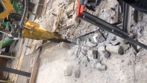 Brokk 90  Демонтаж фундамента  Конструкторское Бюро «Армас»