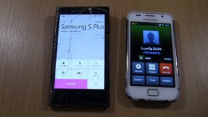 Incoming call & Outgoing call at the Same Time Nokia Lumia 1020+Samsung Galaxy S plus