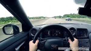 Nissan GTR 35  onboard  POV , 0-300