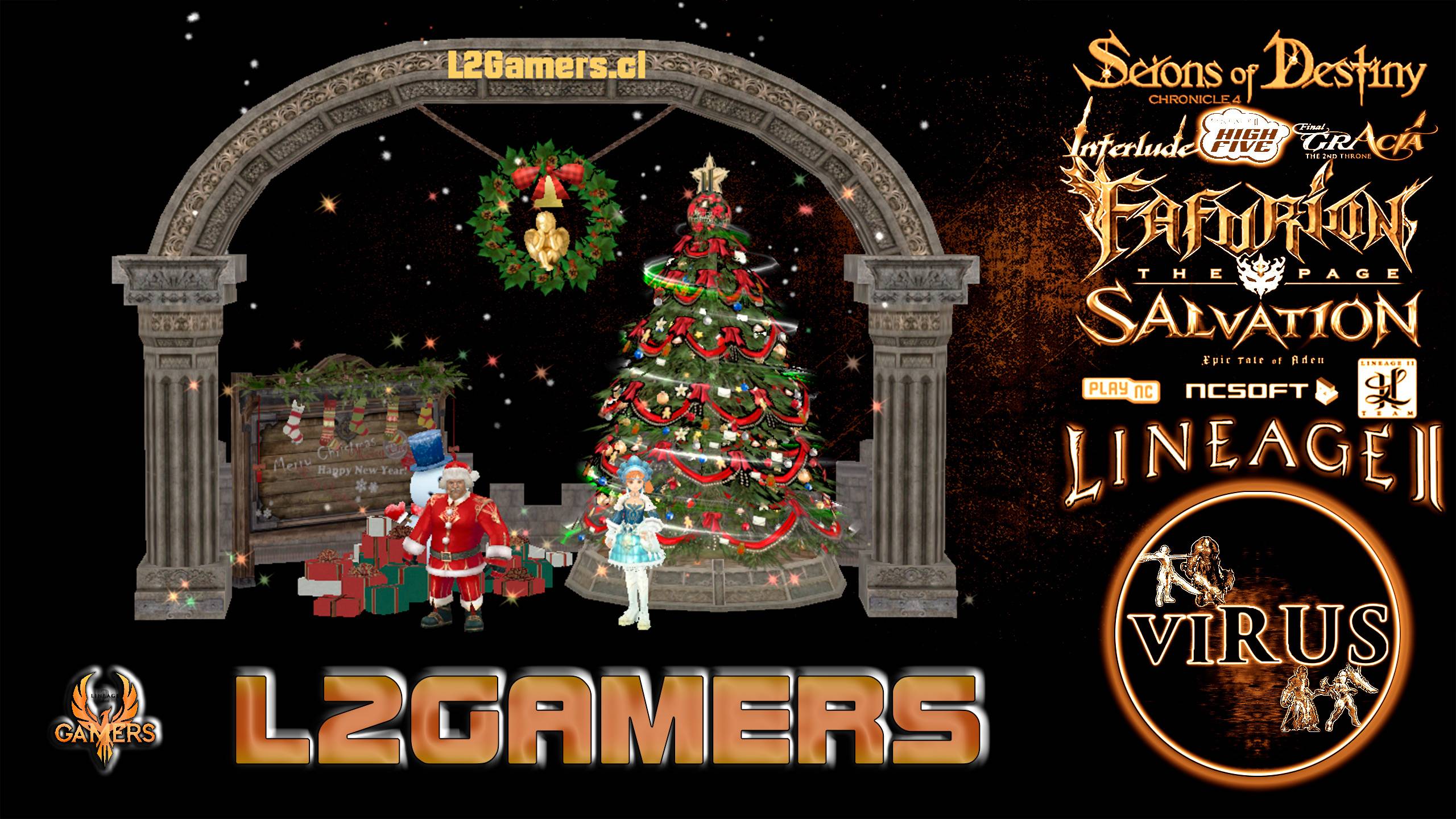 New Year NPC for server www.L2Gamers.Cl. Lineage II-Interlude ◄√i®uS►