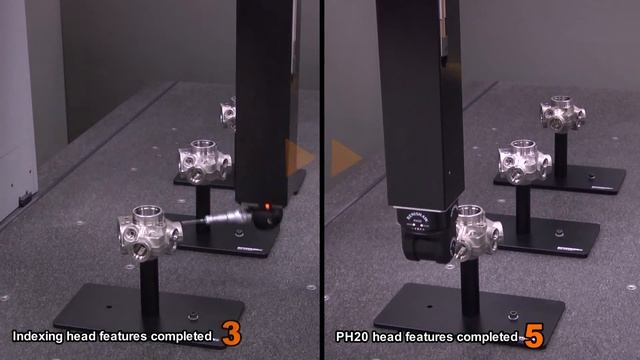 Renishaw's PH20 5-axis touch trigger system VS the PH10 motorised indexing head