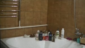 Преображение ванной комнаты . Поклейка обоев . Косметический ремонт ванной своими руками .