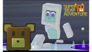 Проходим снежную долину в super bear adventure
