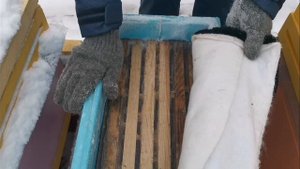 Зимовка на улице. Верхняя вентиляция в 6-ти рамочных ульях. Контроль вентиляции.