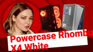 НИКС Компьютерный Супермаркет: видео про Корпус Powercase Rhombus X4 White без БП с окном