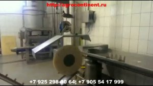 Линия обработки черевы, кишок свиней и КРС на пищевом производстве