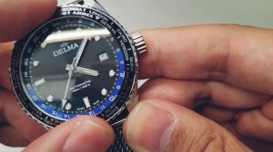 水底世界：帝爾瑪500米世界時間潛水錶/利昌錶行 Delma Cayman Worldtimer, water resistance of 500m!