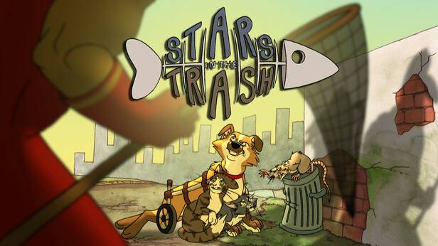 Stars In The Trash — Приключения кота — Полное прохождение (Full game)