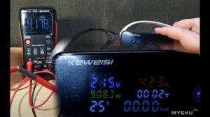 Voltímetro - Amperímetro - Keweisi WattMeter - KWS -AC300-100A | visão geral