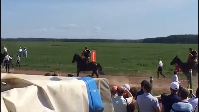 Конные скачки, посвященные 500 летию села Бизяки смотреть онлайн