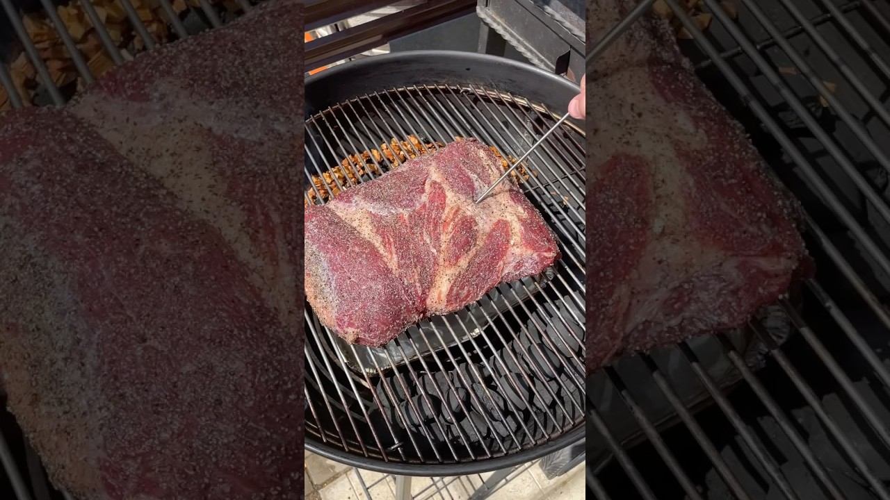 Это самое вкусное мясо БРИСКЕТ#рецепты #shorts #гриль #food #мясо #brisket #grill #еда #вкусно # смотреть онлайн