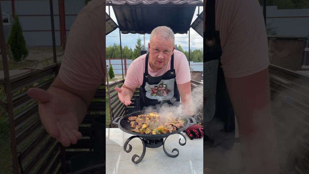 Та самая картошка с грибами #shorts #рецепты #food #картошка с грибами #грибы#садж #fries # смотреть онлайн