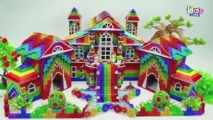 Магнитные шарики -  Особняк SIMS 4 ! В Поместье Винденбург Есть Пруд  И Водная Горка! Из Магнитных Ш