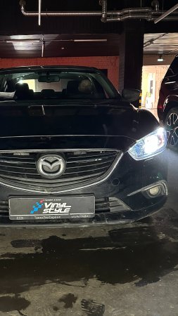 Mazda 6 2015 года - установили светодиодные модули Aozoom K3 Dragon Knight