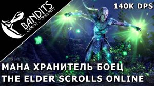 140к Мана Варден (Хранитель) для парса в The Elder Scrolls Online