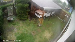 Град и штормовой ветер в Татарстане спасаем автомобиль. Навес из пластика в решето