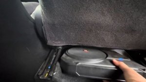 UnderSeat Subwoofer: JBL Bass Pro SL2 , installed, 2022 Toyota Vios @JTHomeDIY