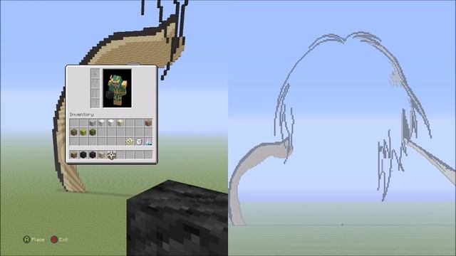 Minecraft Pixel Art Tutorial - Eren Titan (AOT/Shingeki no Kyojin) Part 4 смотреть онлайн