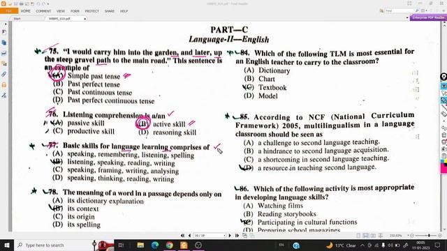 🔥Answer Key - WB Primary TET 2022 Official Answer Key || SET 01A