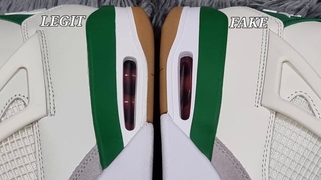 AIR JORDAN 4 NIKE SB PINE GREEN | LEGIT VS. FAKE - DETAILED COMPARISON