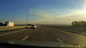 от Москвы до Верхнего Ларса в октябре 2024года - 1840км за 1ч19мин