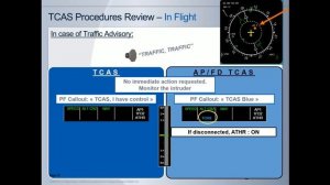 A320 Operational use of the TCAS