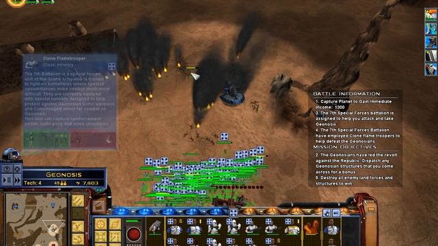 Second battle of Geonosis | Star wars Empire at war the Clone Wars mod #2 смотреть онлайн