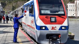 Детская железная дорога в Южно-Сахалинске