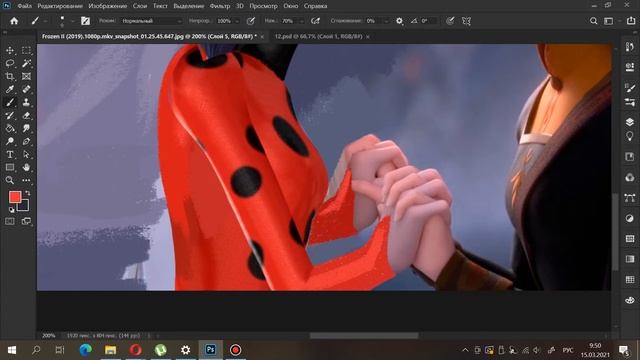 Анна подружилась с Леди Баг смотреть онлайн