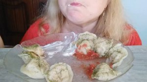 АСМР Домашние пельмени/ASMR Homemade dumplings/Звуки еды