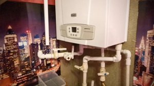 Китай или италия? Замена газового котла OASIS BM-16 на BAXI. Рассрочка платежа! +7 (495) 664-49-45