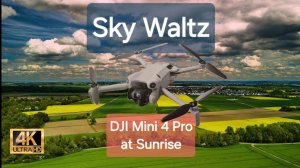 Sky Waltz: DJI Mini 4 Pro at Sunrise #djimini4pro