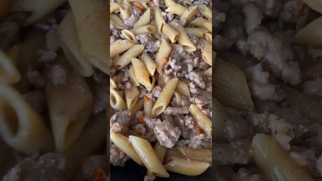 РЕЦЕПТ В ОДНОЙ СКОВОРОДКЕ! Макароны с фаршем в одной сковородке