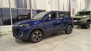 BAIC X35 в синем цвете. Комфортный салон и высокий клиренс. Аналог Creta? Пожалуй, да!
