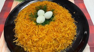 Салат Гнездо Глухаря на праздничный стол🔥